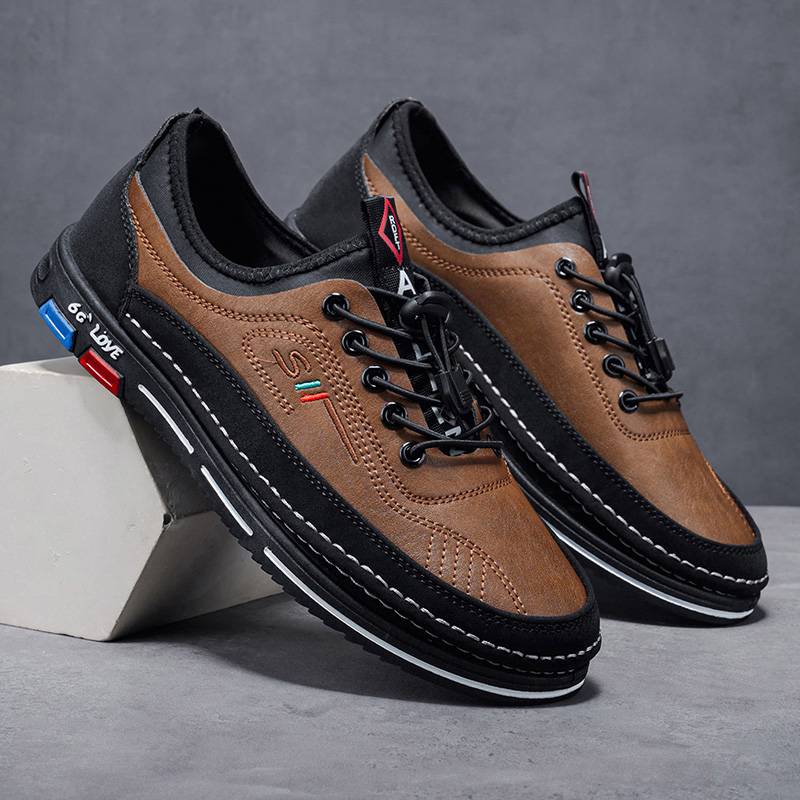 Formal Men Daily Wear Shoes - 빈티지 남성 정장 구두, 편안한 패브릭