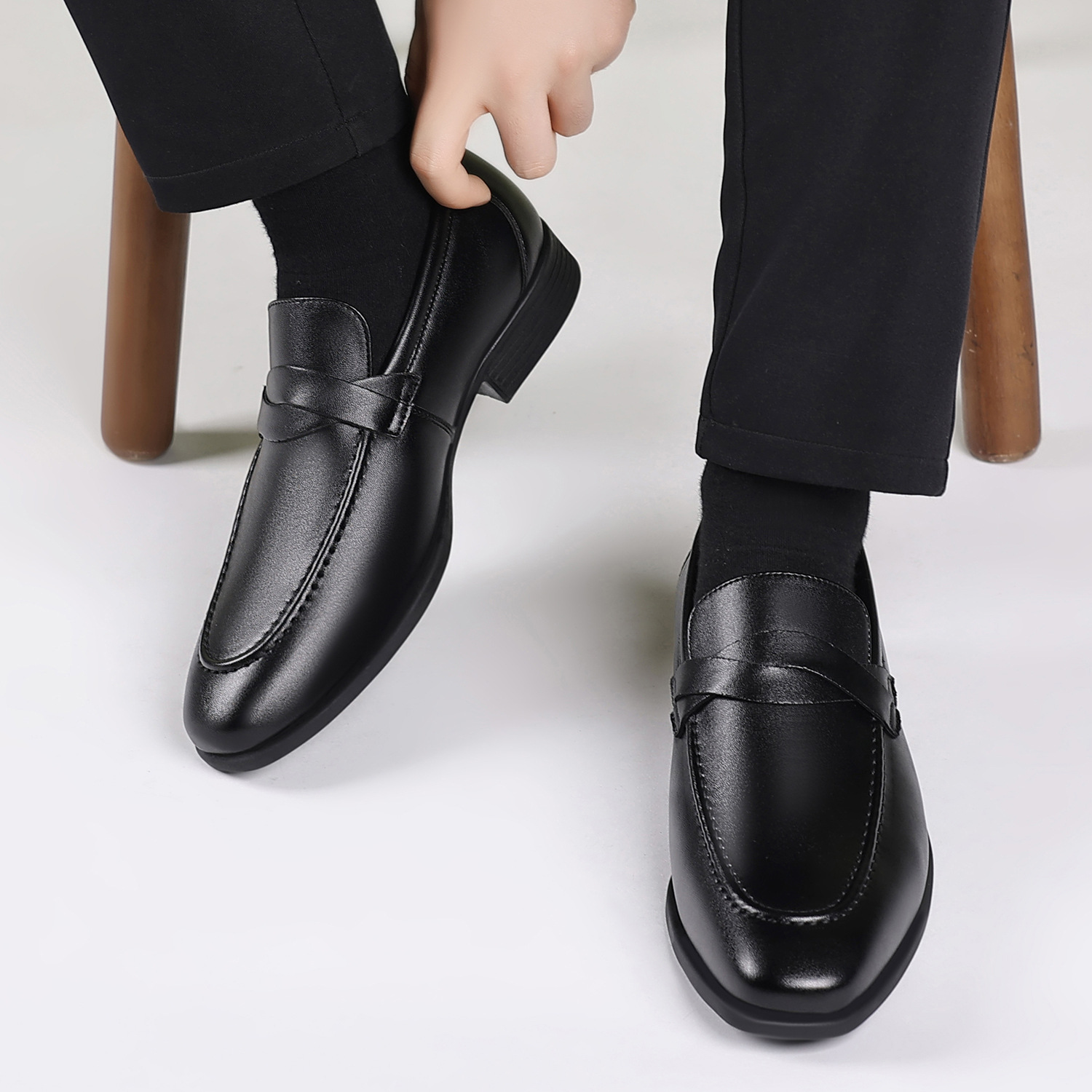 Men'S Style Formal Wear - 영국 스타일의 정장용 남성 가죽 구두,