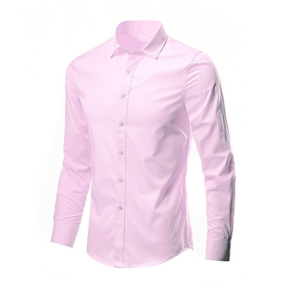 남성용 슬림핏 드레스 셔츠, 긴팔, 캐주얼, 비즈니스, - Men Formal Office Wear Shirts 리뷰 및 가격