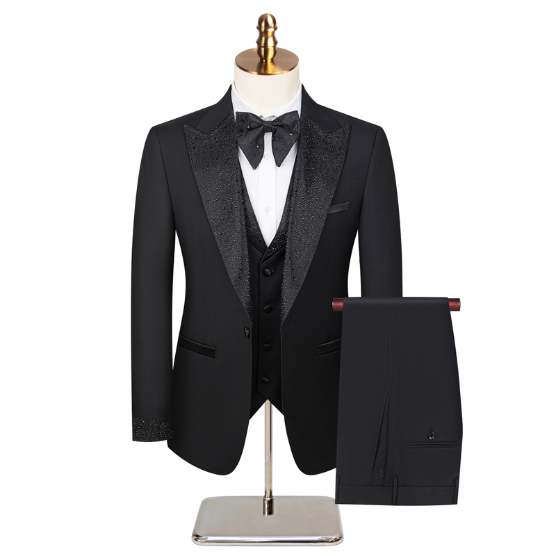 2026 글리터 크리스탈 3피스 남성 정장 세트, 스타 - Men'S Formal Dinner Wear 리뷰 및 가격