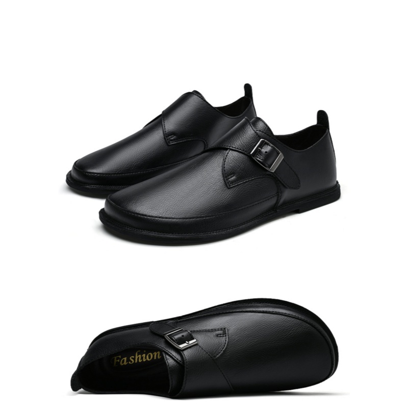 남성용 가죽 먼크슈즈 세련된 영국 스타일 정장 비즈니스 - Formal Men Daily Wear Shoes 리뷰 및 가격