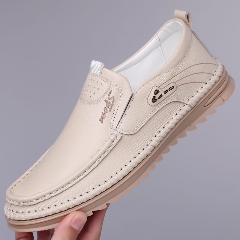 정품 소가죽 비즈니스 캐주얼 가죽 신발 남성 패션 편안 - Formal Men Daily Wear Shoes 리뷰 및 가격