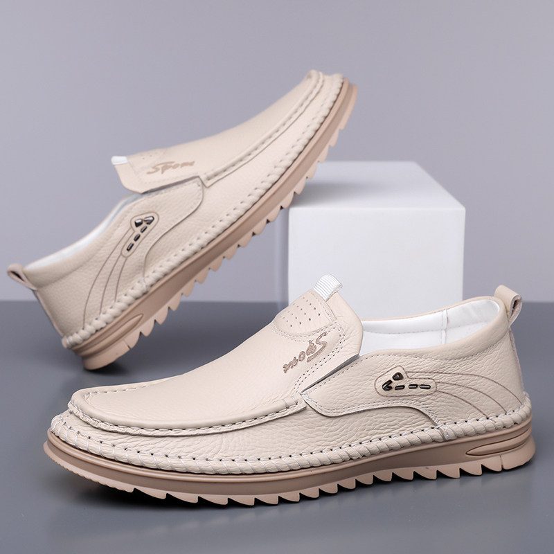정품 소가죽 비즈니스 캐주얼 가죽 신발 남성 패션 편안 - Formal Men Daily Wear Shoes 리뷰 및 가격