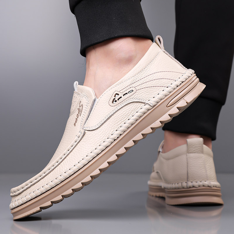 정품 소가죽 비즈니스 캐주얼 가죽 신발 남성 패션 편안 - Formal Men Daily Wear Shoes 리뷰 및 가격