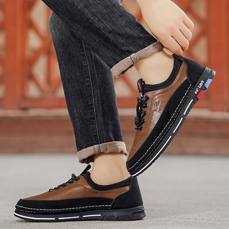 빈티지 남성 정장 구두, 편안한 패브릭 안감, 가볍고  - Formal Men Daily Wear Shoes 리뷰 및 가격