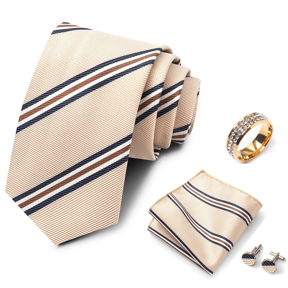 스트라이프 패턴 남성용 넥타이 세트, 일상복에 잘 어울 - Men Formal Wear For Wedding 리뷰 및 가격