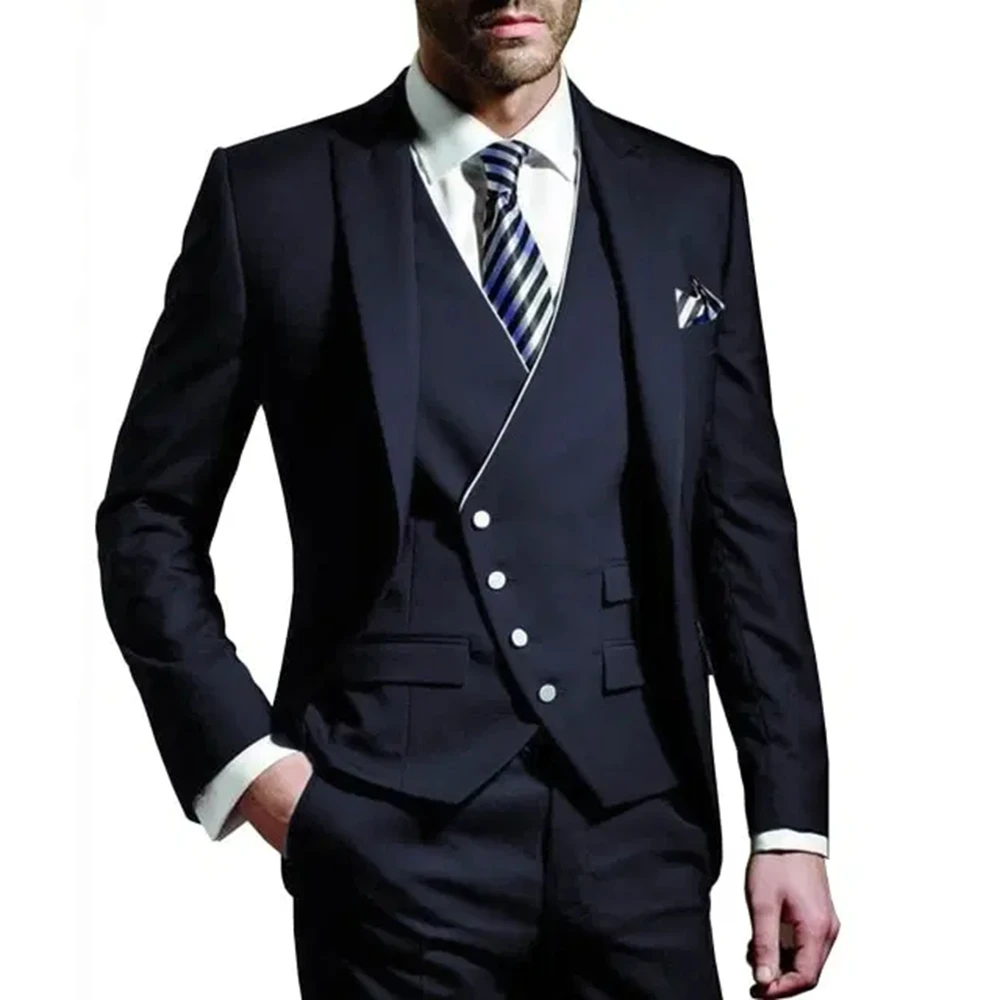 남성 정장 육군 녹색 3피스 신랑 의상 피크 라펠 웨딩 - Men Formal Wear Green 리뷰 및 가격
