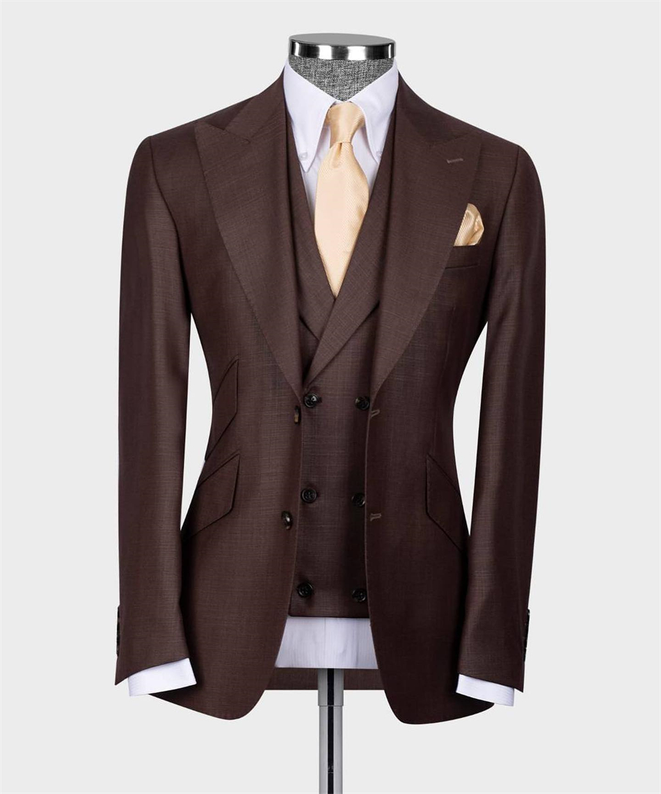 맞춤형 남성 정장 3피스 블레이저 조끼 바지 웨딩, 공 - Men Formal Wear Pants 리뷰 및 가격