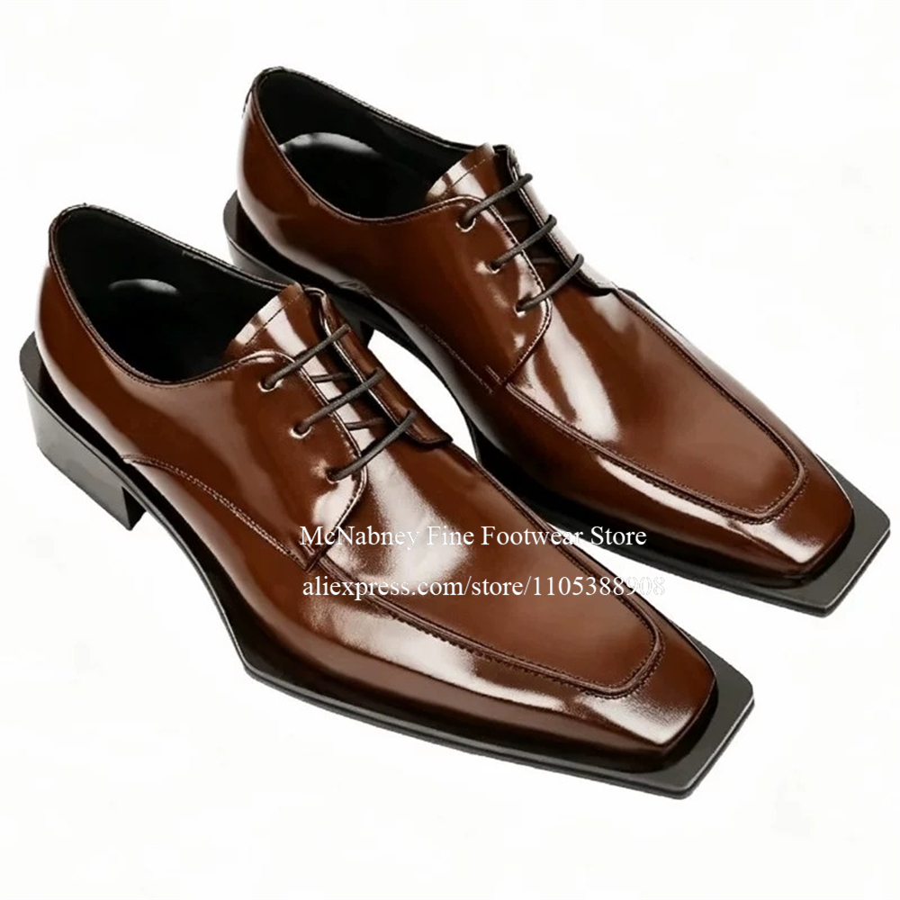 스파이크 스터드 가죽 드레스 슈즈 레이스업 블랙 알파  - Men Formal Wear For Wedding 리뷰 및 가격