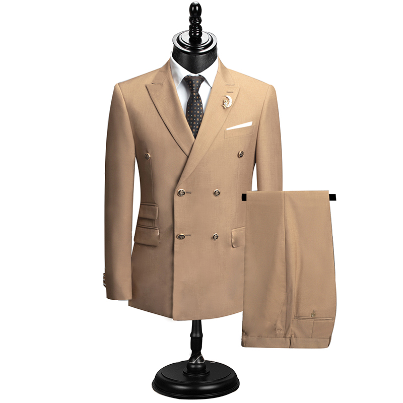 2026 솔리드 컬러 더블 브레스티드 포멀 투피스 남성 - Men'S Formal Dinner Wear 리뷰 및 가격
