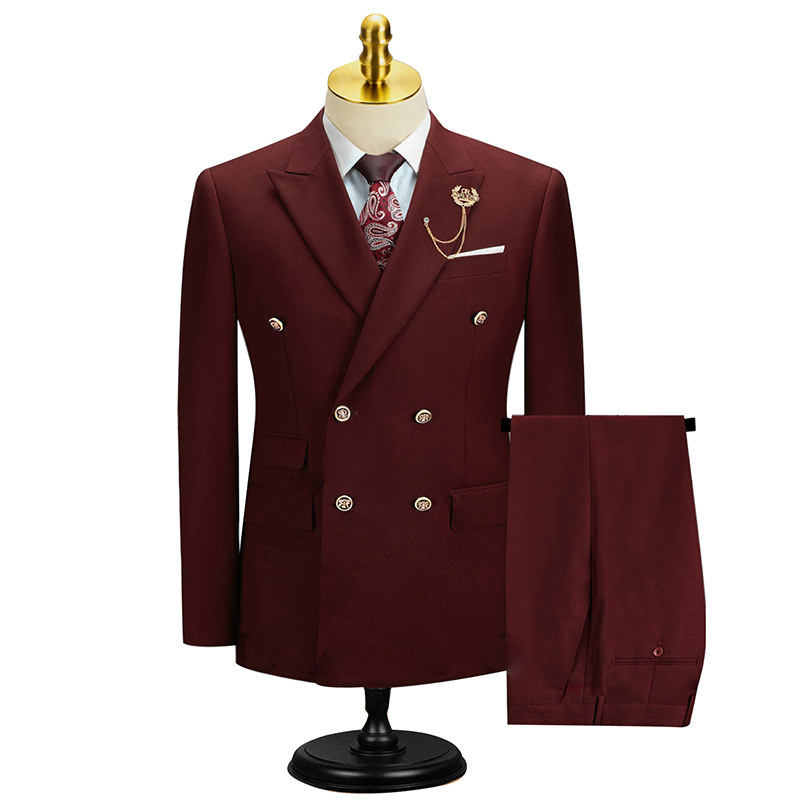 2026 솔리드 컬러 더블 브레스티드 포멀 투피스 남성 - Men'S Formal Dinner Wear 리뷰 및 가격