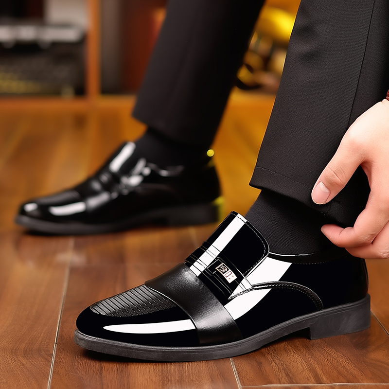 새로운 남성용 정장 가죽 신발 캐주얼 비즈니스 미끄럼  - Men Formal Wear Fashion 리뷰 및 가격