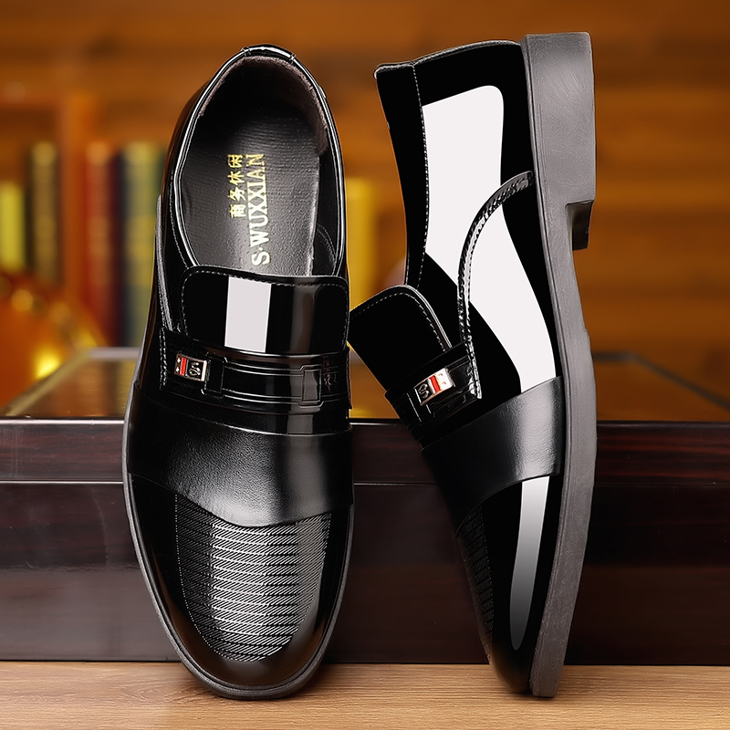새로운 남성용 정장 가죽 신발 캐주얼 비즈니스 미끄럼  - Men Formal Wear Fashion 리뷰 및 가격