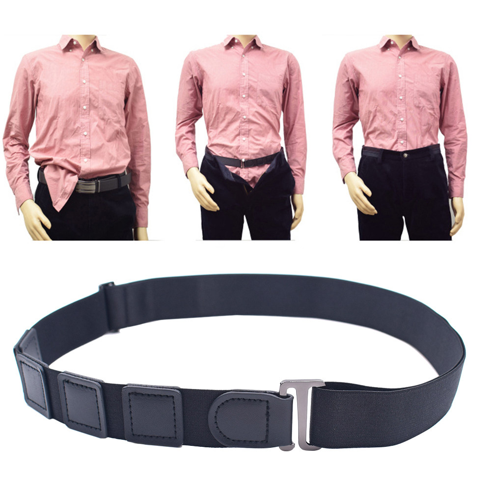 1세트 미끄럼 방지 셔츠 고정 밴드, 구김 방지, 길이 - Men Formal Office Wear Shirts 리뷰 및 가격